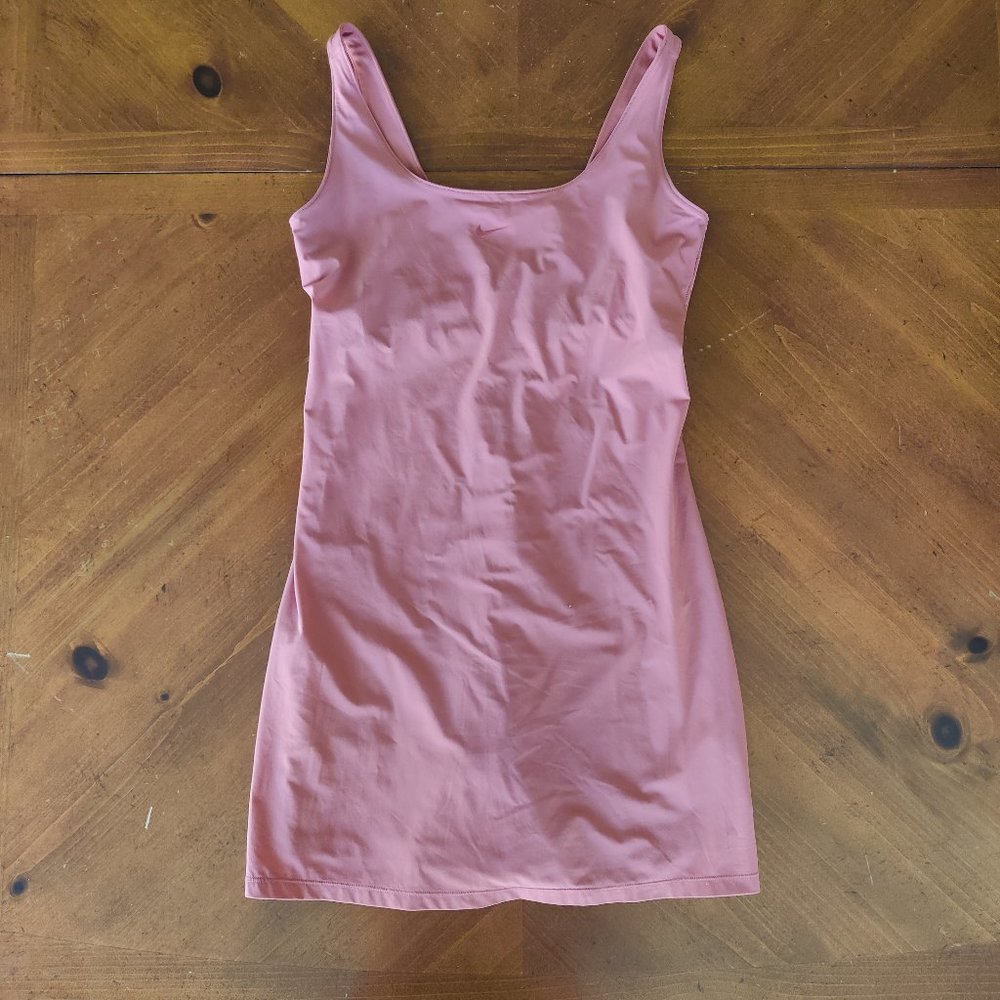 Nike Bliss Luxe Training Dress Mauve XS